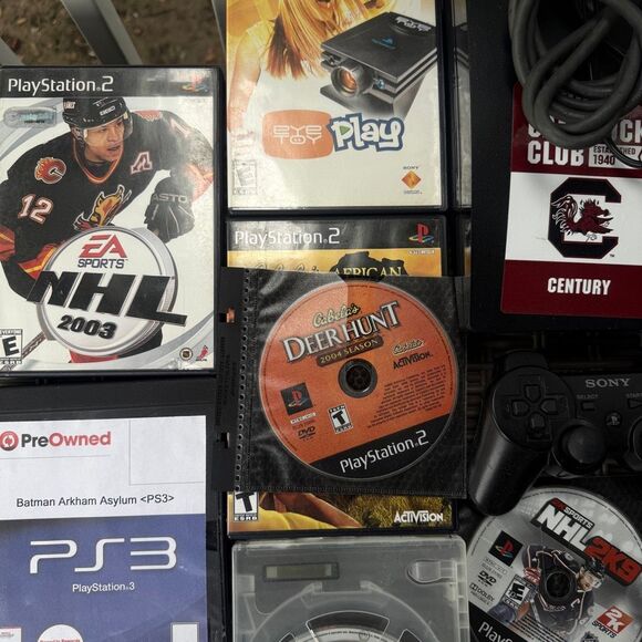 SONY PLAYSTATION 3 Slim August 2010 Bundle PS3 Lot Console + 3 Controllers + 13 - Picture 3 of 11